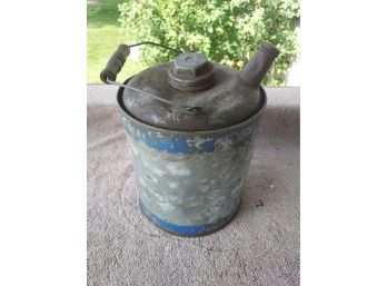 Antique 2 Gallon Galvanized Kerosene Can