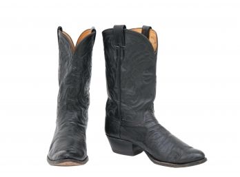 Black Leather BiltRite Cowboy Boots