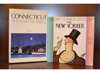 Two Over-sized Large Coffee Table Hardcover Books  The New Yorker & Connecticut