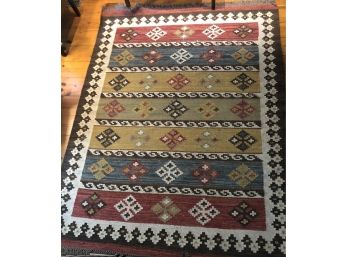 Flat Weave Wool Rug