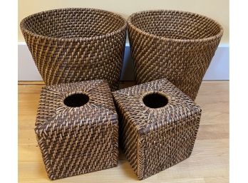 Two Baskets, Two Tissue Holders