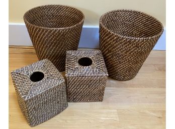 Two Baskets, Two Tissue Holder