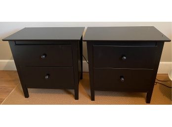 Pair Of Two Drawer Night Stands