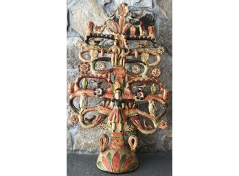 Terra Cotta Columbian Style Statue