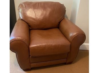 Lazy Boy Brown Leather Club Chair