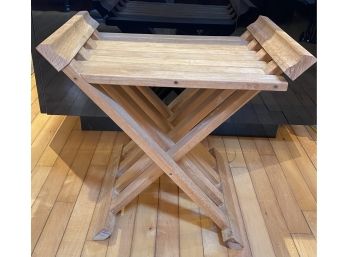 Teak Folding Bench