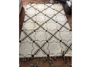 Rug With Braided Fringe