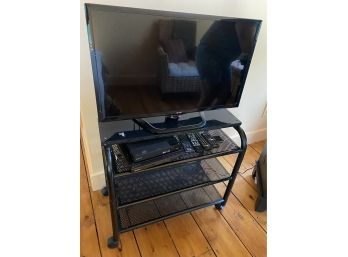 LG TV, Stand, And Components