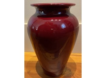 Red Crate And Barrel Vase