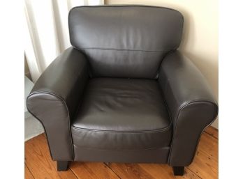 Black Leather Club Chair