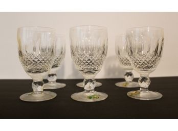 Set Of Six Waterford Goblets