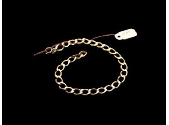 10 Karat Gold Chain Bracelet