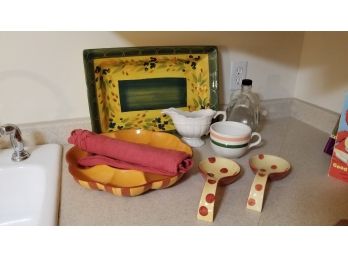 Ceramic Trays, Spoon Rests, And More