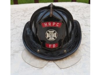 Vintage Hudson River Psychiatric Center Fire Dept. Fireman's Helmet