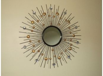 Attractive Sunburst Wall Mirror