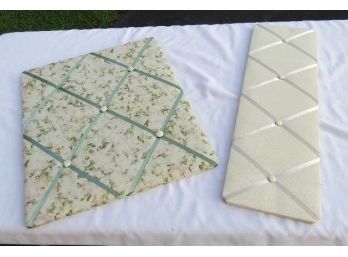 Two Decorative Pin-Cushion Boards - Office, Home, Entranceway, Etc.