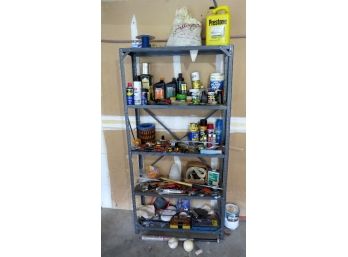 Metal Garage Or Utility Room Storage Shelf