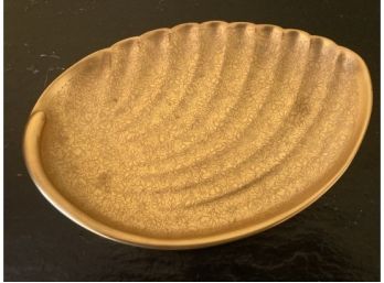 Gold Embossed Shell Trinket Dish