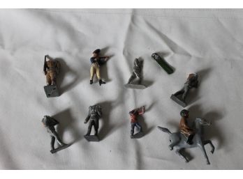 Vintage Collection Of Lead Soldiers ManOil Etc