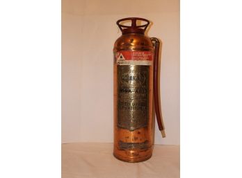 Beautiful Copper And Brass General Quick Aid Fire Guard Fire Extinguisher Soda Acid