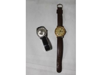 Vintage Olivia 17 Jewels Swiss Made Liberty Watch & Roamer Vanguard 17 Swiss Made Watch