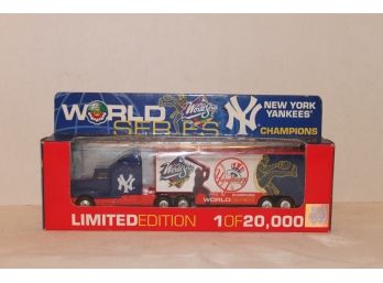 New York Yankees World Series Limited Edition Tractor Trailer 1998
