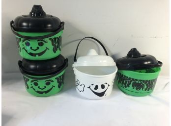 4 Mcdonald's Trick Or Treat Buckets