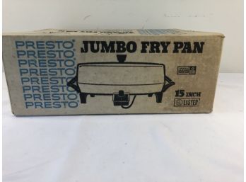 Presto Jumbo Fry Pan ' (NIB)