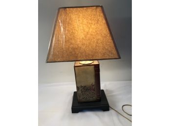 24' Hunting Scene Bookend Lamp