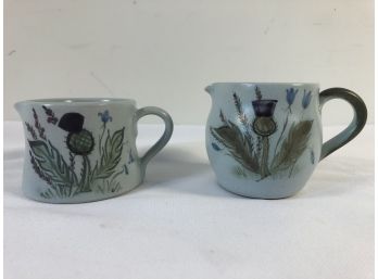 Vintage Buchan Pottery Creamer's