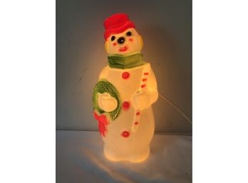 Empire Lighted Snowman Blow Mold 13 1/2' Tall