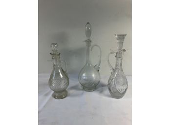 3 Decanters