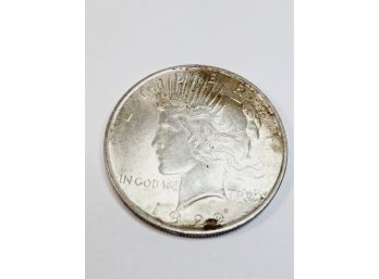 1922 Peace Silver  Dollar Uncirculated (99 Years Young)