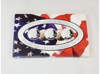 1999 Platinum Plated State Quarter Uncirculated Set