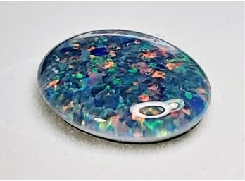 12x10mm Australian Opal Triplet Oval Loose Gemstone