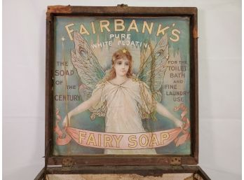 Antique Fairbank's Fairy Soap Wood Advertising Box