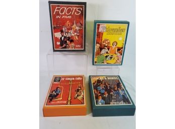 Four Vintage 1960s Board Games