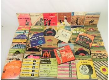 Vintage 45 RPM Vinyl Records-Lot 2 - Doris Day, The Pajama Game, Kismet, Ken Griffin & More