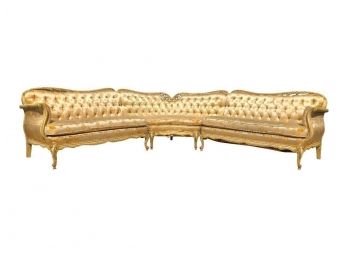 French Provincial Louis XIV Style Sectional