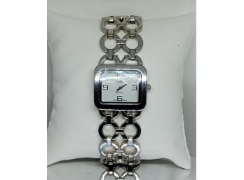 Cote D'azur Silver Tone Watch