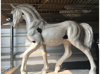 16 Tall X 17 Long ,  Distressed Horse Statue