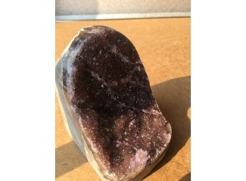 1LB. 8oz , 5 Inches Tall , Amethyst Geode