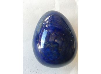 5 Oz ,Lapis Egg Shape Gem Stone