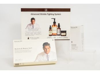 NEW! Dr. Perricone MD - Restore & Renew 24/7, Advanced Wrinkle Fighting System And Neuropeptide Facial Cream