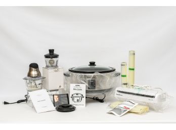 NEW! Ultrex Slow Cooker, Todd English Mixxo Chopper And FoodSaver Vac 300
