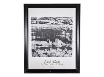 Framed Ansel Adams The Mural Project 1941-1942 Cliff Dwellings Print