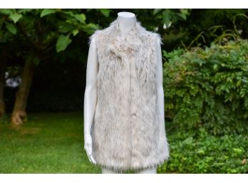 NEW! Rachel Zoe Lynx Faux Fur Vest (Size Large)