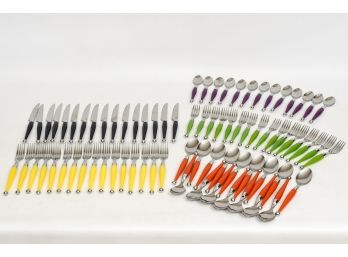 Colorful Stainless Silverware Set