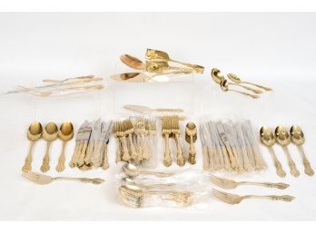 RSVP Gold Electroplate Stainless Flatware Set
