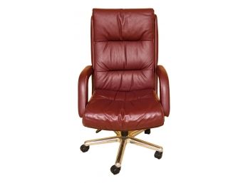 Global Upholstery Co. Hi Back Tilter Leather Chair